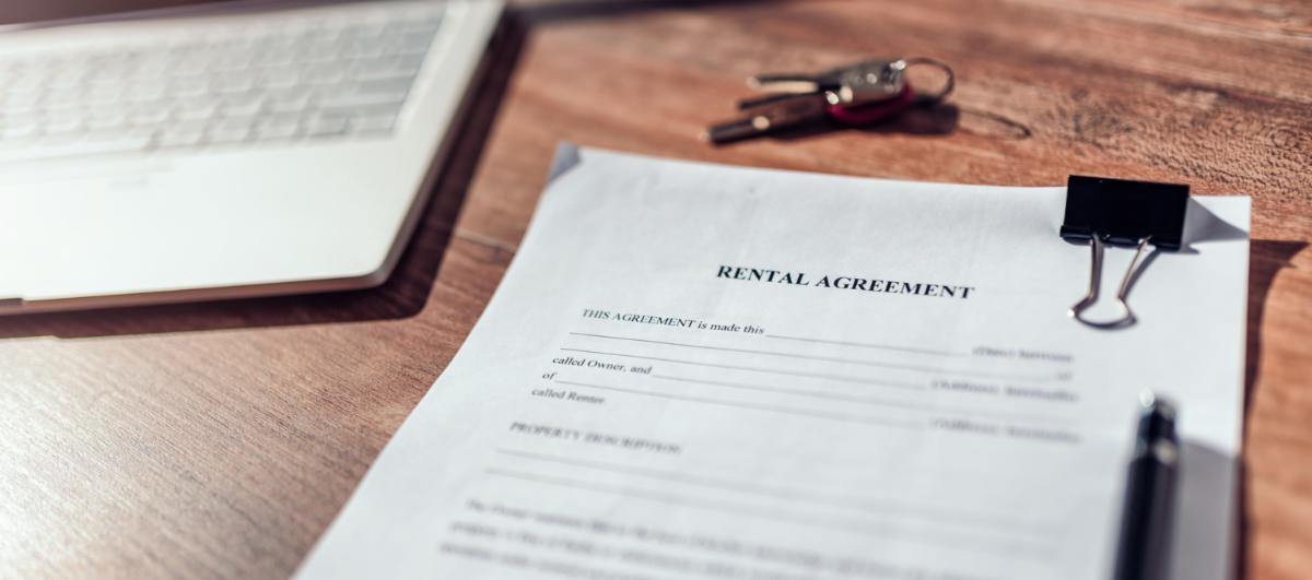 rental agreement ready to sign